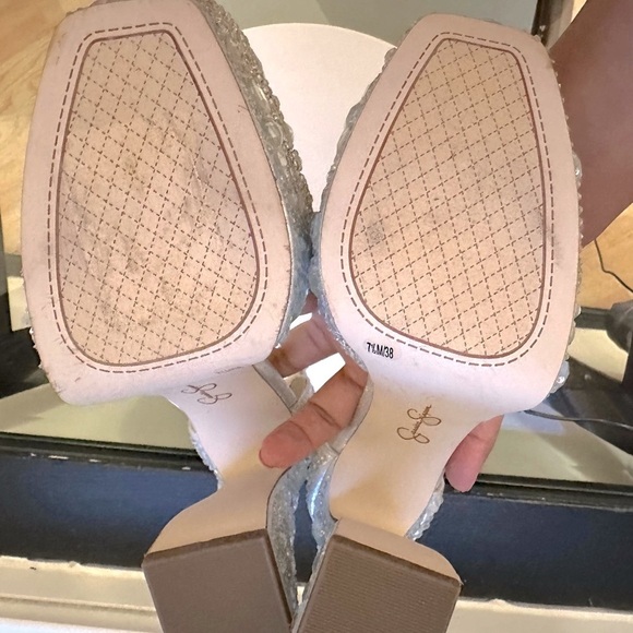 🌸 JESSICA SIMPSON🌸 Dreama Sequined Platform Pump Size 7.5 M - Picture 11 of 11